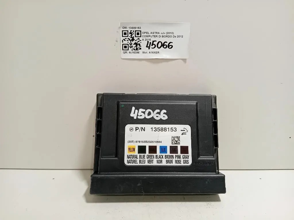 Computer DI Bordo 13588153 Opel Astra J 2010