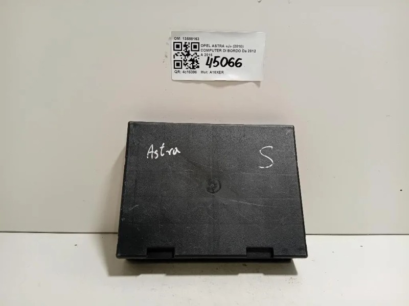 Computer DI Bordo 13588153 Opel Astra J 2010