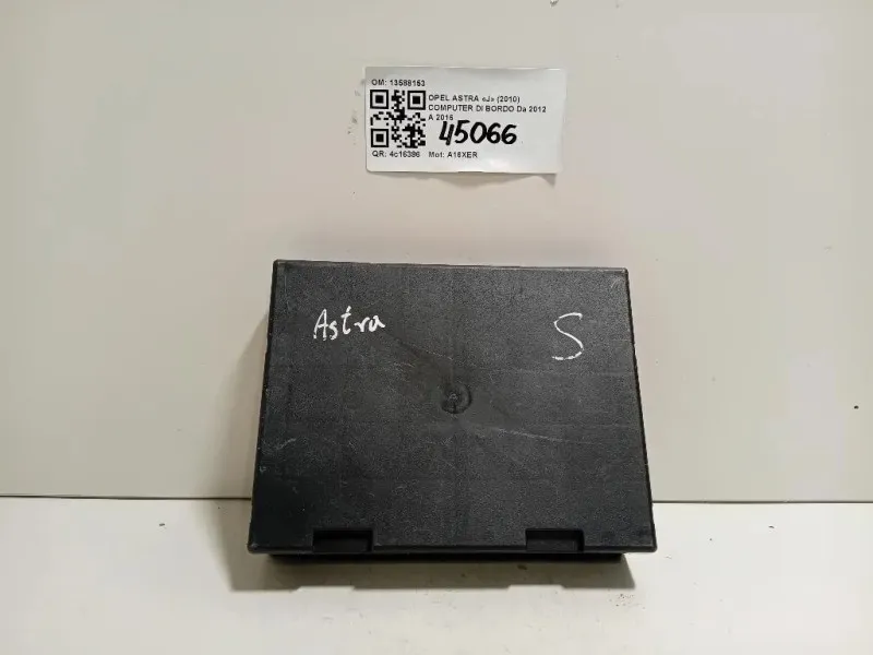 Computer DI Bordo 13588153 Opel Astra J 2010