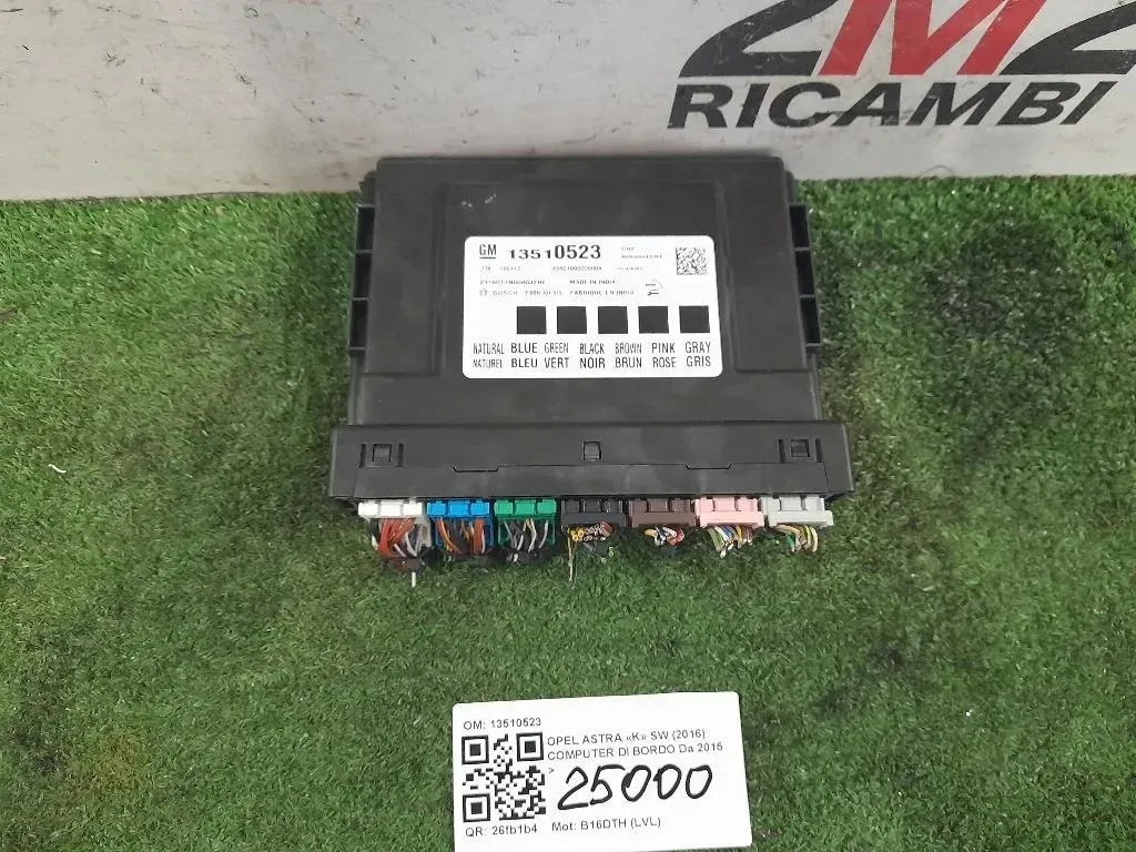 Computer DI Bordo 13510523 Opel Astra K SW 2016