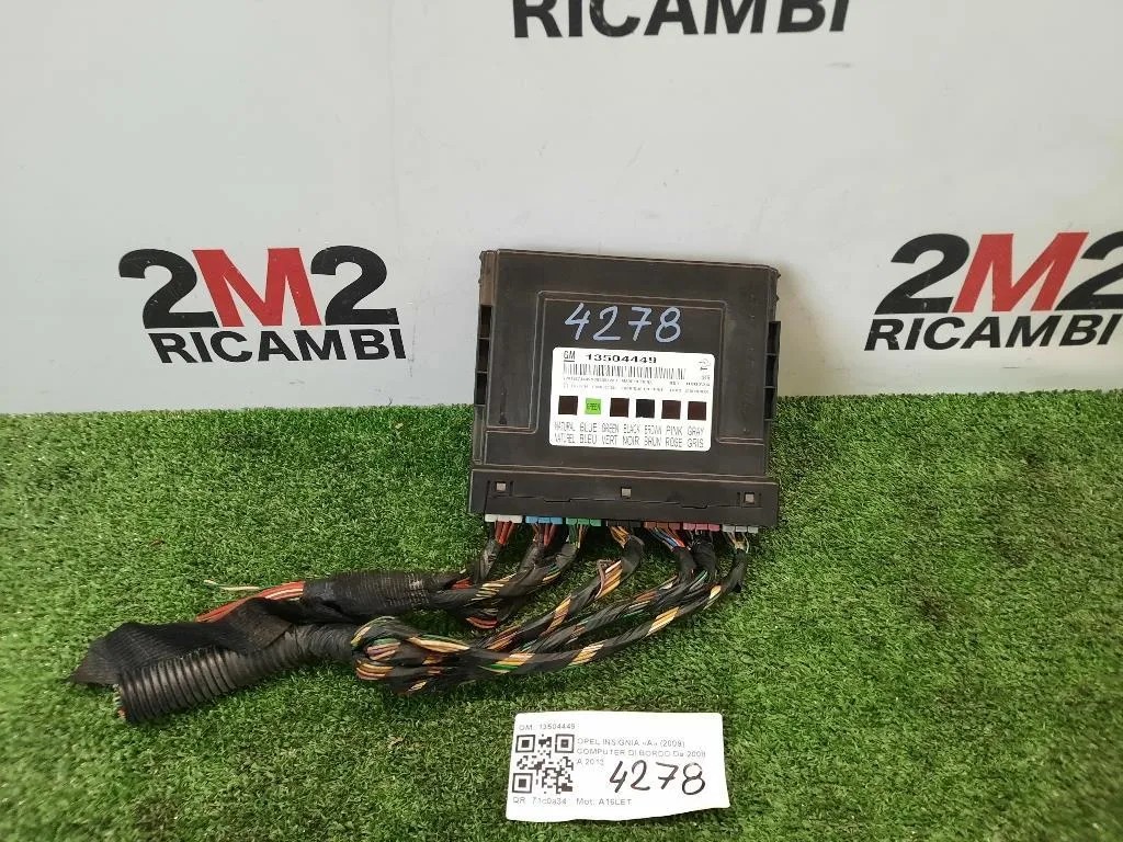 Computer DI Bordo 13504449 MODULO Opel Insignia A 2009