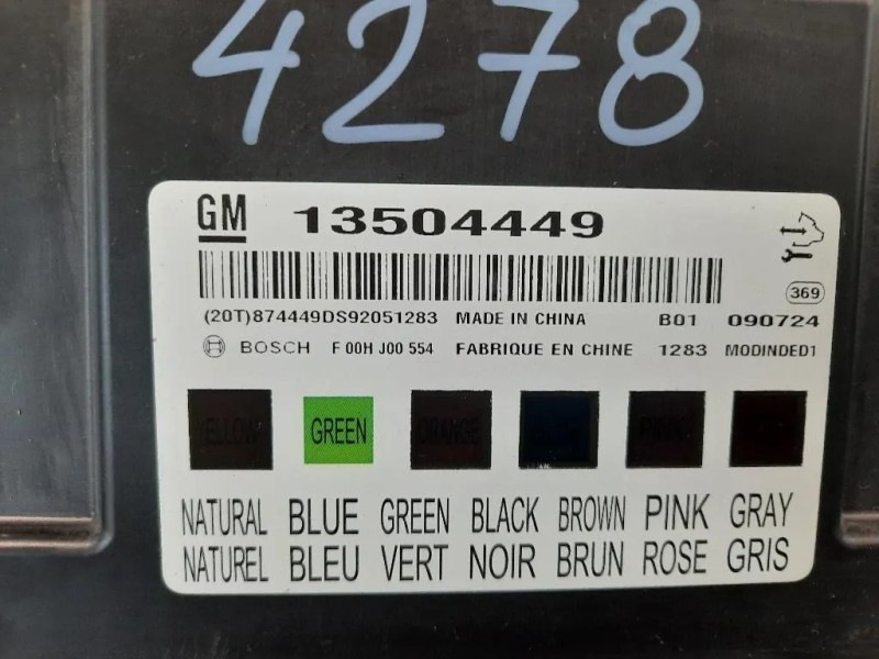 Computer DI Bordo 13504449 MODULO Opel Insignia A 2009