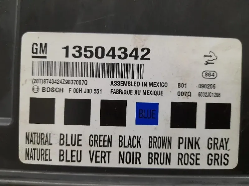 Computer DI Bordo 13504342 Opel Insignia A 2009