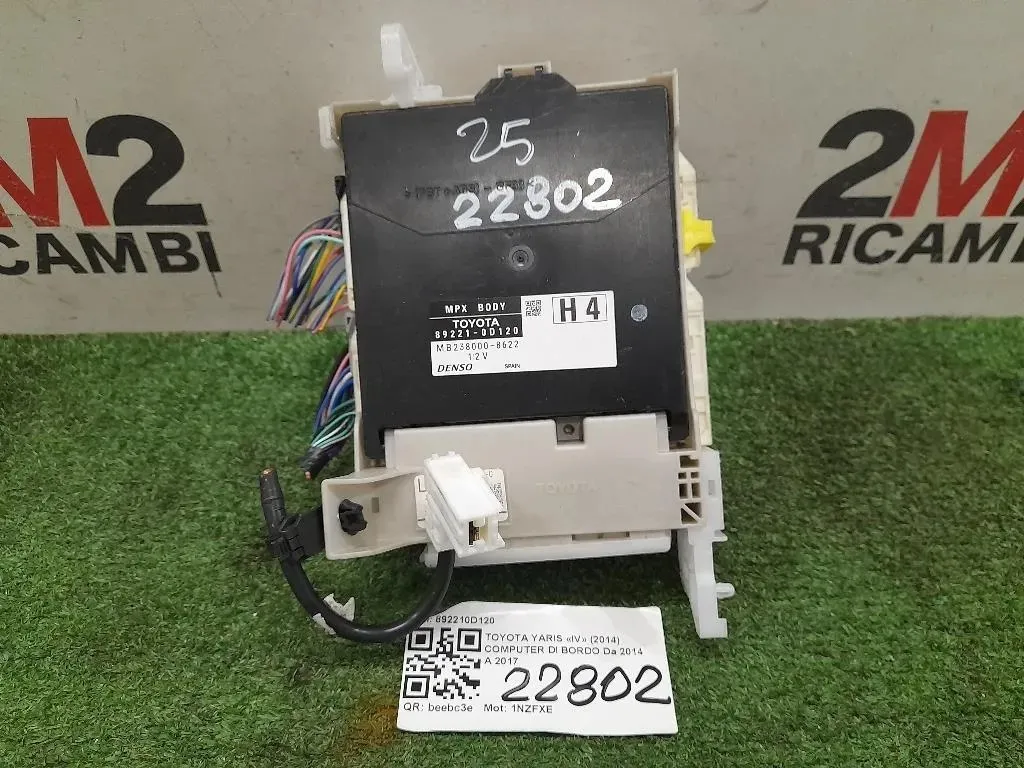 Computer DI Bordo 892210D120 Toyota Yaris IV 2014