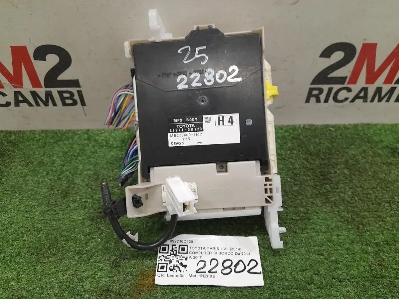 Computer DI Bordo 892210D120 Toyota Yaris IV 2014