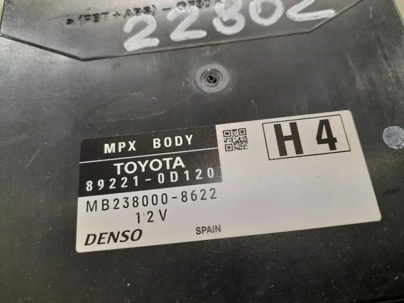 Computer DI Bordo 892210D120 Toyota Yaris IV 2014