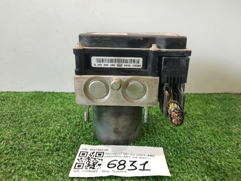 ABS Gruppo ANT 9657353180 Peugeot 307 CC 2001