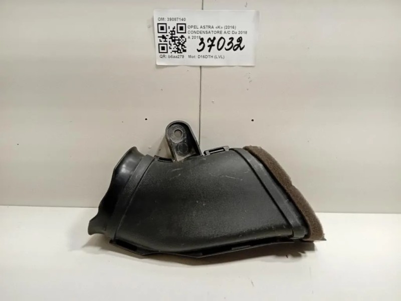 Condensatore AC 39087140 Opel Astra K 2016