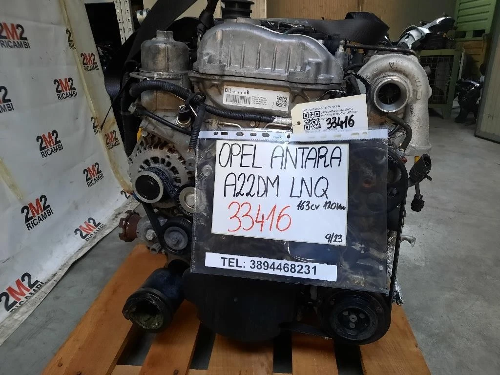 Motore Completo A22DM LNQ 163CV 120KW Opel Antara A 2011