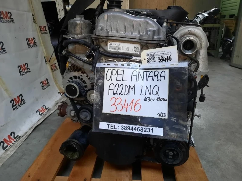 Motore Completo A22DM LNQ 163CV 120KW Opel Antara A 2011