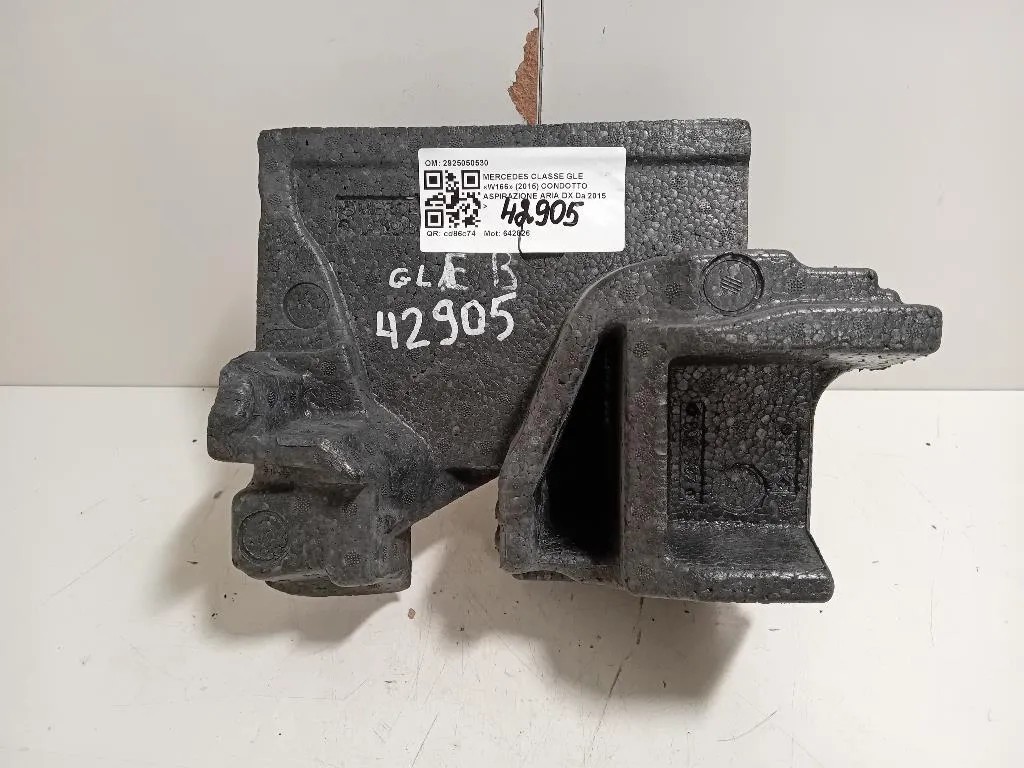 Condotto Aspirazione ARIA DX 2925050530 Mercedes Classe GLE W166 2015