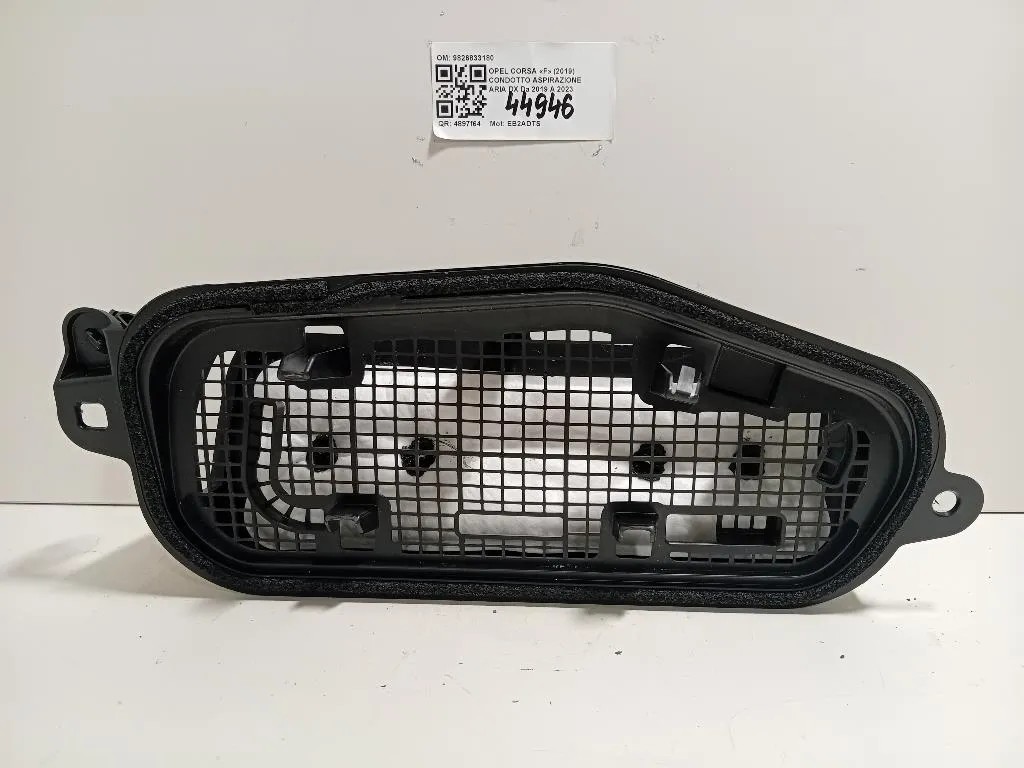 Condotto Aspirazione ARIA DX 9826833180 Opel Corsa F 2019