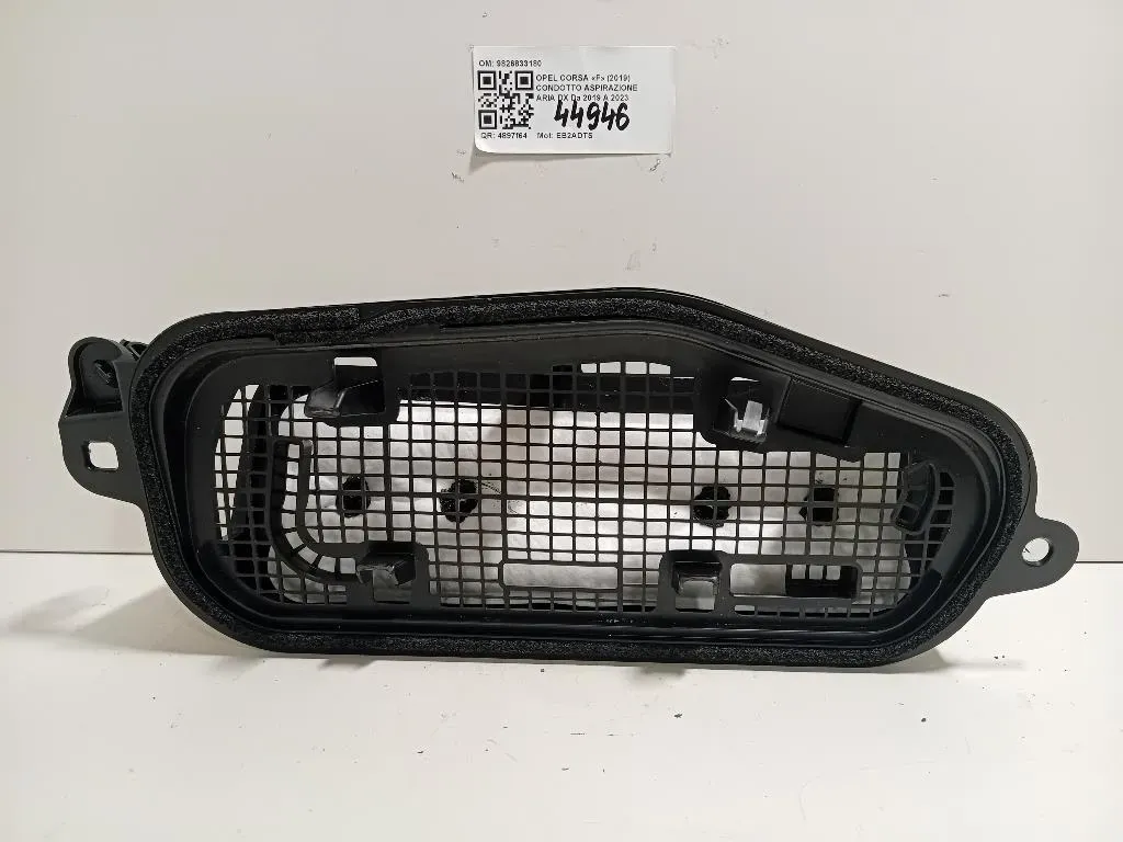 Condotto Aspirazione ARIA DX 9826833180 Opel Corsa F 2019