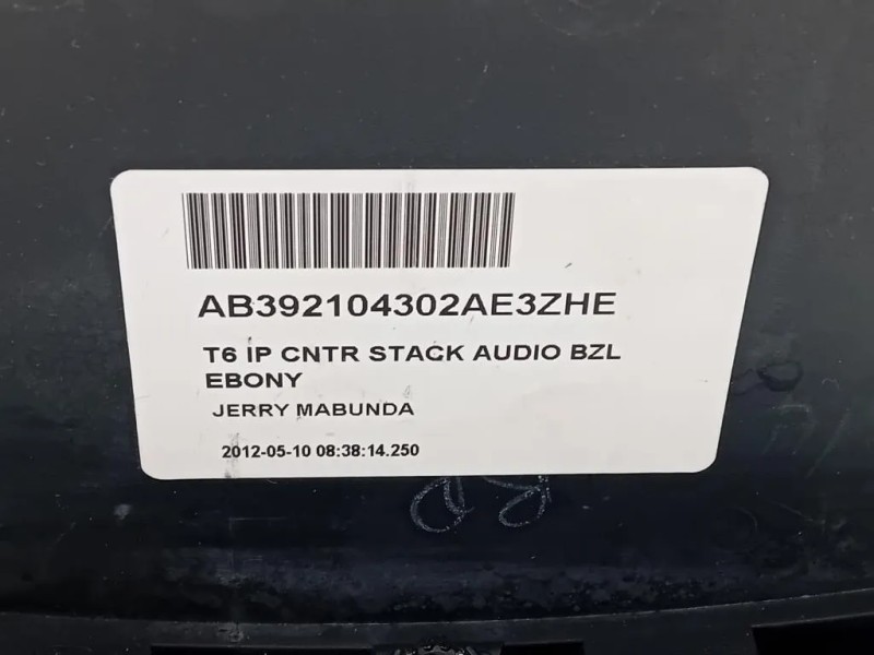 Console Centrale AB39-18K811-AD Ford Ranger IV 2012