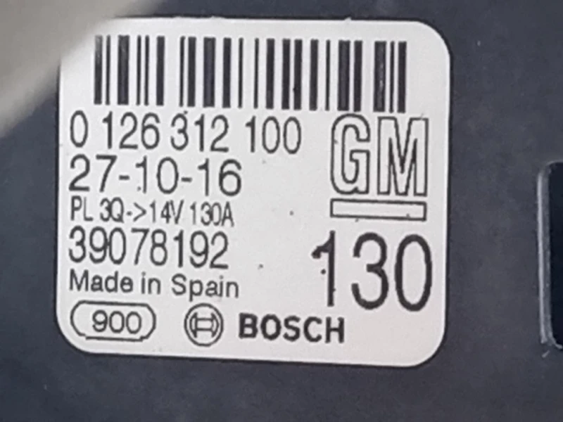 Motore Completo B10XFL 105 CV 77 KW Opel Astra K 2016