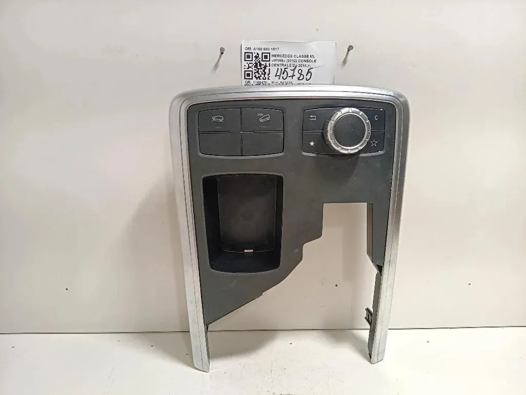 Console Centrale A166 680 1817 Mercedes Classe ML W166 2012