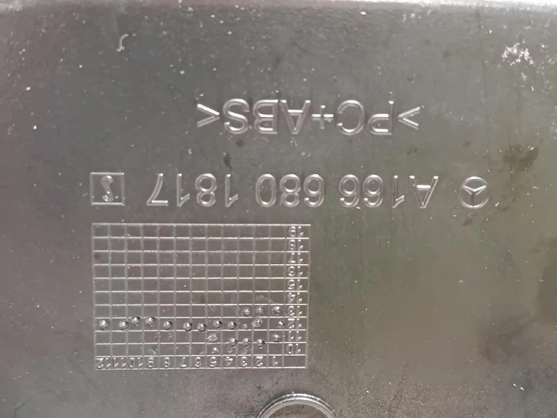 Console Centrale A166 680 1817 Mercedes Classe ML W166 2012