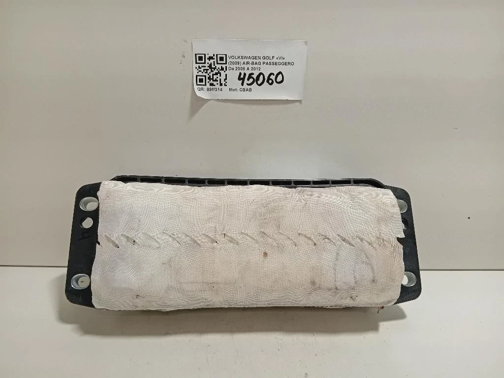 Air-bag Passeggero 5K0 880 204 A Volkswagen GOLF VI 2009