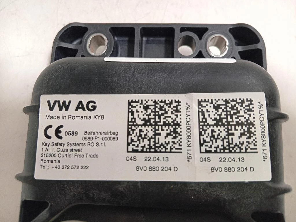 Air-bag Passeggero 8V0880204D Volkswagen GOLF VII 2013
