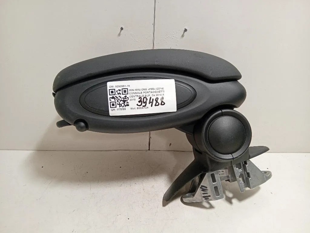 Console Portaoggetti Centrale SUP 9292951-16 Mini MINI ONE F55 2014