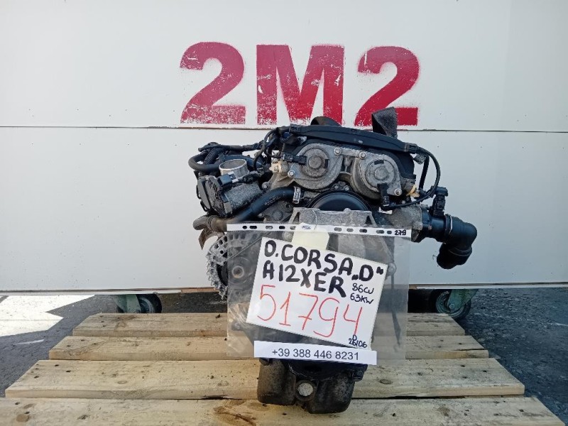 Motore Completo A12XER 86 CV 63 KW Opel Corsa D 2011