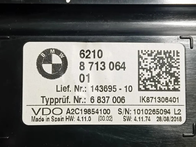 Contachilometri 143695-10 Bmw Serie 1 F40 Berlina 2019
