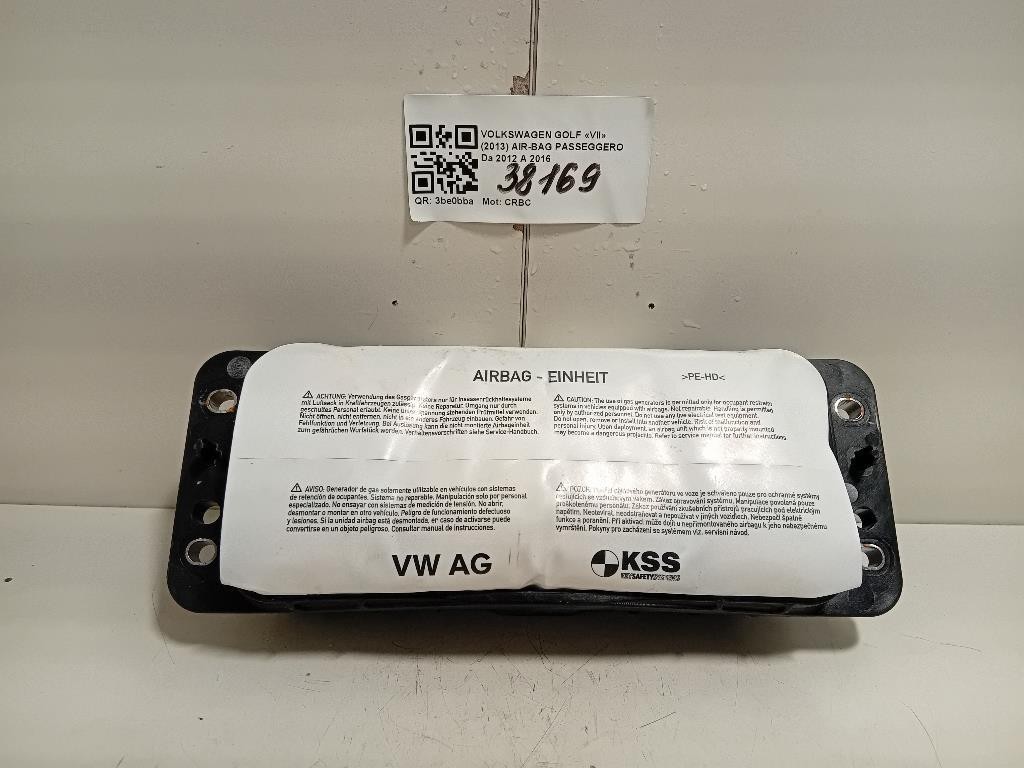 Air-bag Passeggero 8V0880204D Volkswagen GOLF VII 2013
