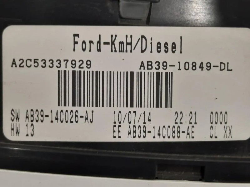 Contachilometri AB39-10849-DL Ford Ranger IV 2012
