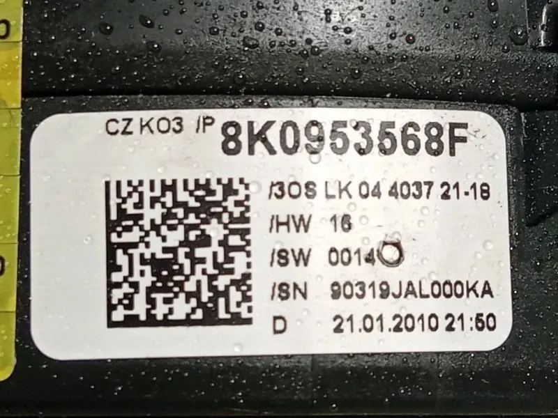 Contatto Airbag Guidatore 8K0963668F Audi A4 8K2 2012