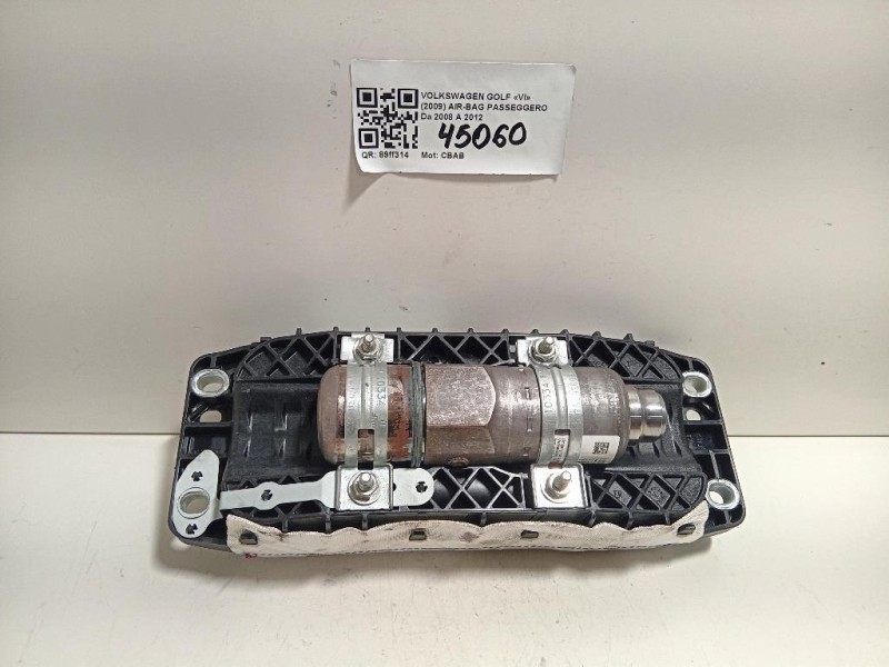 Air-bag Passeggero 5K0 880 204 A Volkswagen GOLF VI 2009