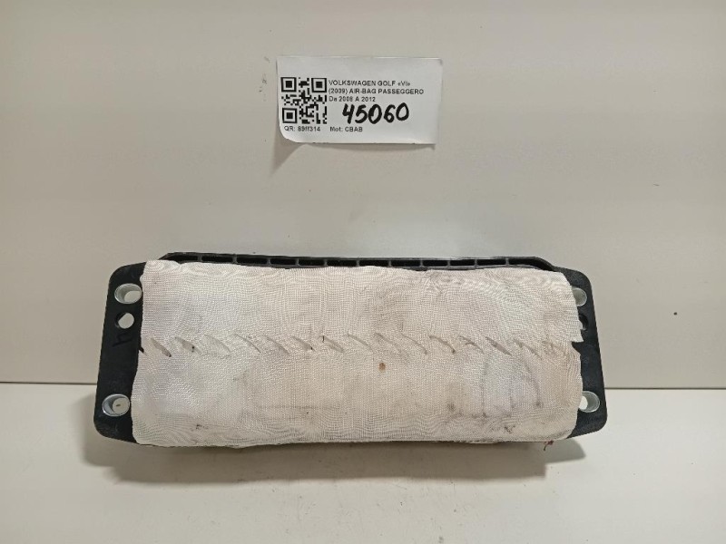 Air-bag Passeggero 5K0 880 204 A Volkswagen GOLF VI 2009