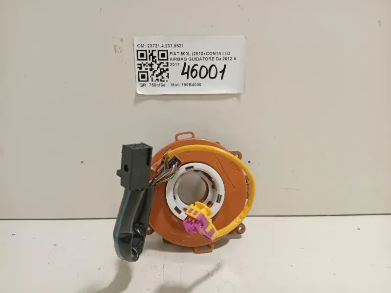 Contatto Airbag Guidatore CONTATTO AIRBAG GUIDATORE Fiat 500L 2013