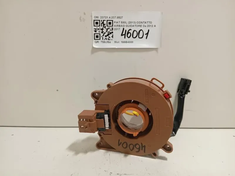 Contatto Airbag Guidatore CONTATTO AIRBAG GUIDATORE Fiat 500L 2013