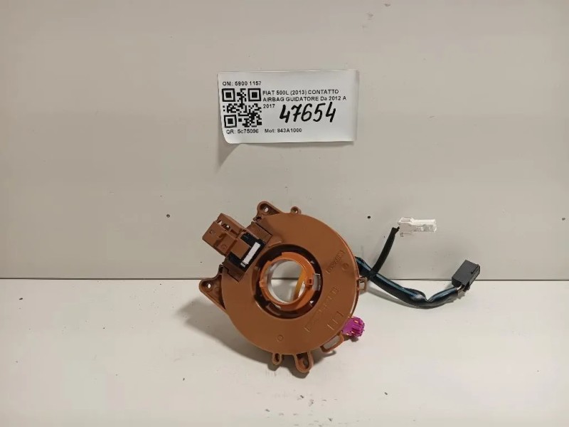 Contatto Airbag Guidatore 5900 1157 Fiat 500L 2013