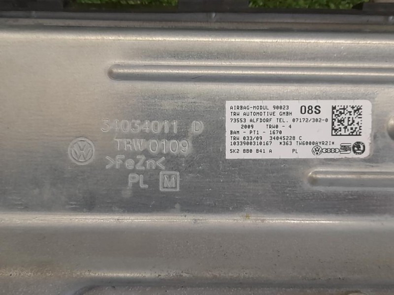 Air-bag Passeggero 34034011 Volkswagen GOLF VI 2009