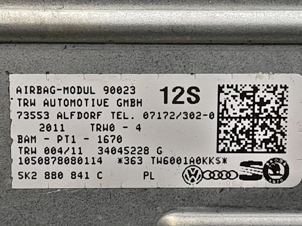 Air-bag Passeggero 34034011E Volkswagen GOLF VI 2009