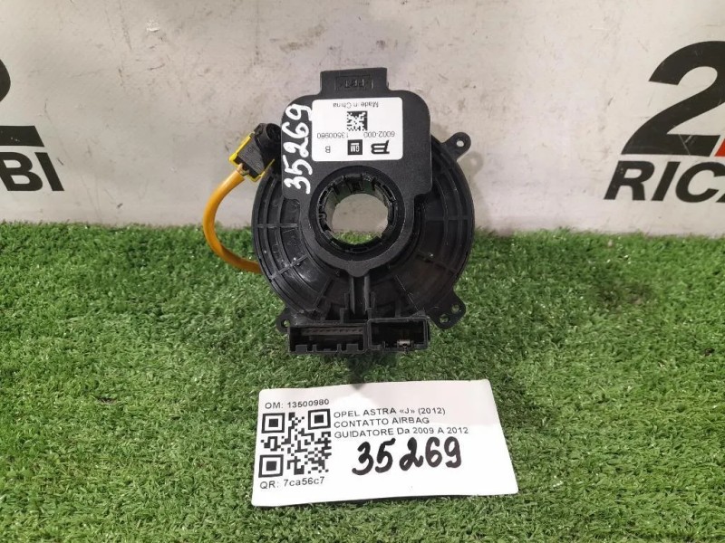 Contatto Airbag Guidatore 13500980 Opel Astra J 2012