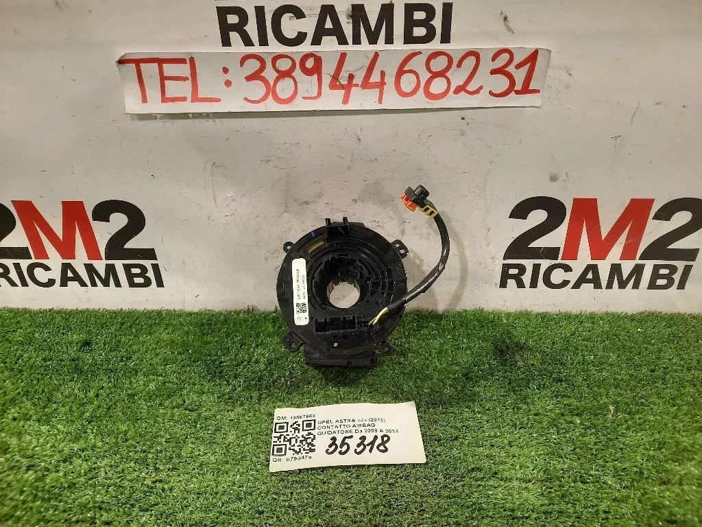 Contatto Airbag Guidatore 13587663 Opel Astra J 2012
