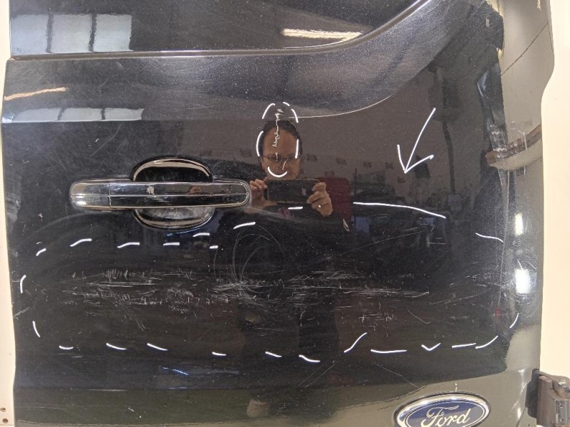 Porta DI Carico POST DX 2778095 Ford Transit Custom I 2013