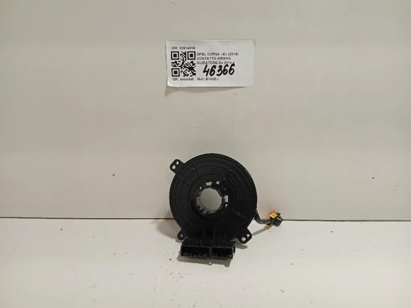 Contatto Airbag Guidatore 22914039 Opel Corsa E 2014