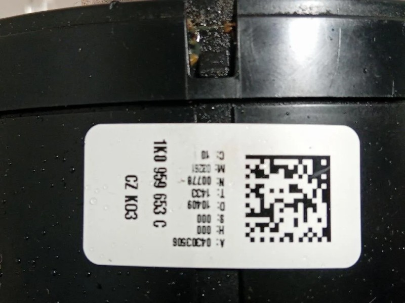 Contatto Airbag Guidatore 1K0 959 653 C CONTATTO AIRBAG SPIRALATO Volkswagen GOLF VI 2009