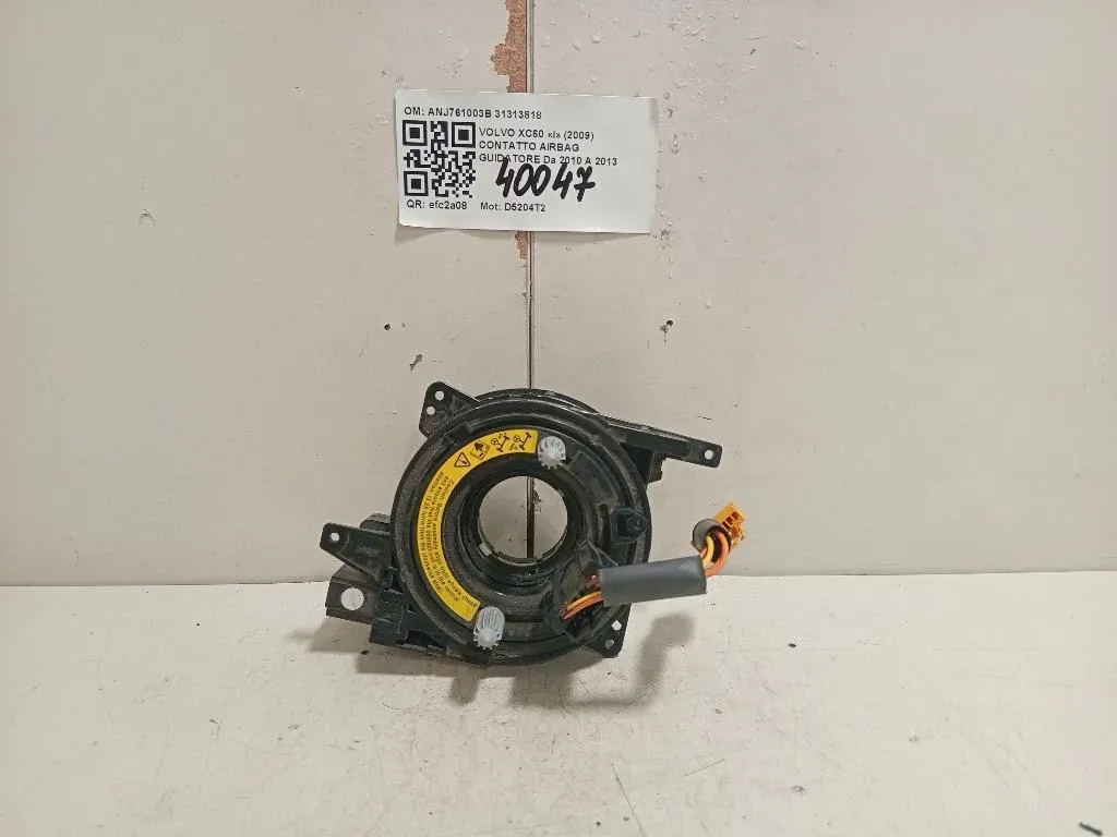 Contatto Airbag Guidatore ANJ761003B 31313818 Volvo XC60 I 2009