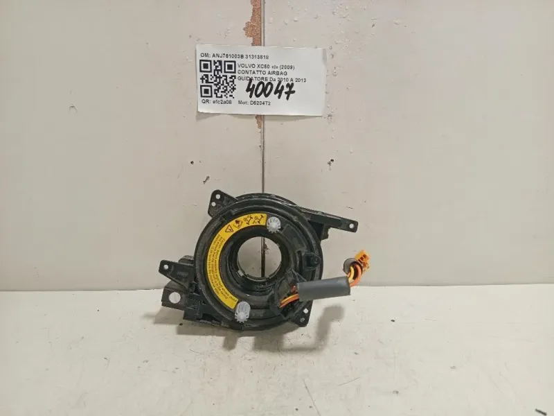 Contatto Airbag Guidatore ANJ761003B 31313818 Volvo XC60 I 2009