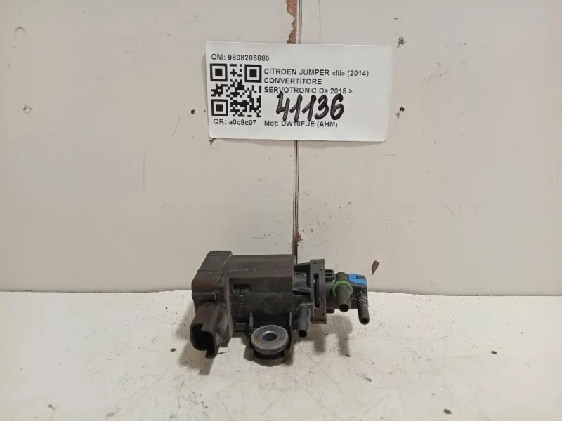 Convertitore Servotronic 9808206880 Citroen Jumper III 2014