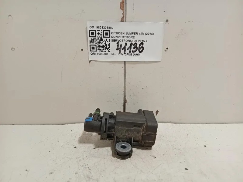Convertitore Servotronic 9808206880 Citroen Jumper III 2014