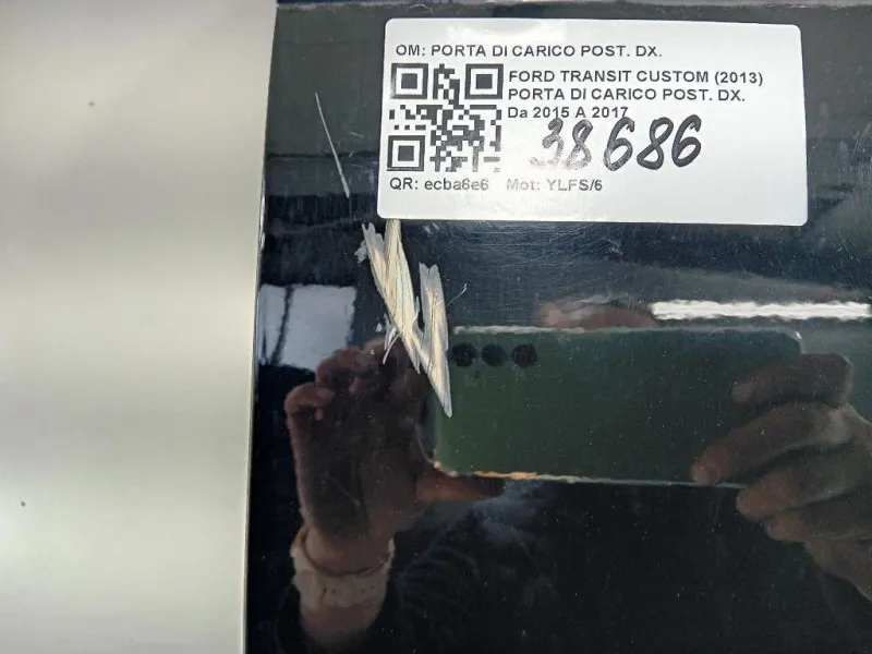 Porta DI Carico POST DX 2445949 Ford Transit Custom I 2018