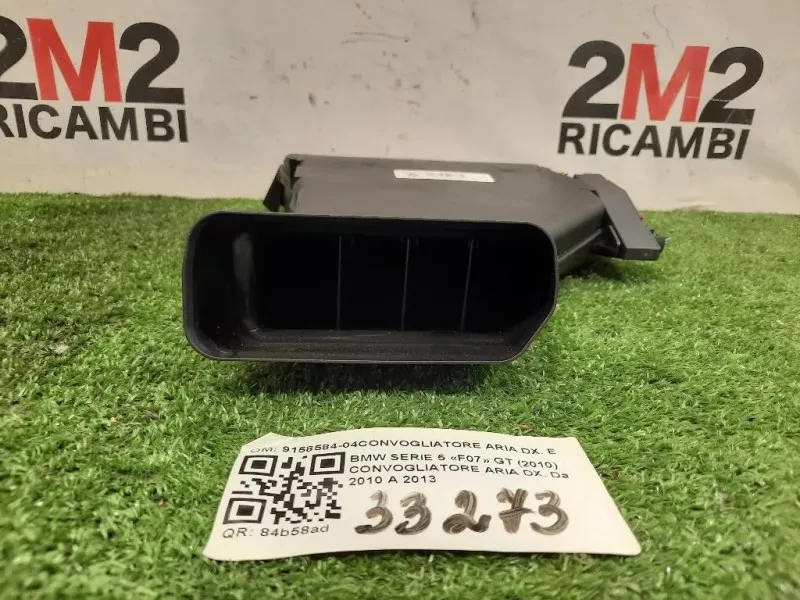 Convogliatore ARIA DX 9158584-04CONVOGLIATORE ARIA DX ELECTRICO Bmw Serie 5 F07 GT 2010