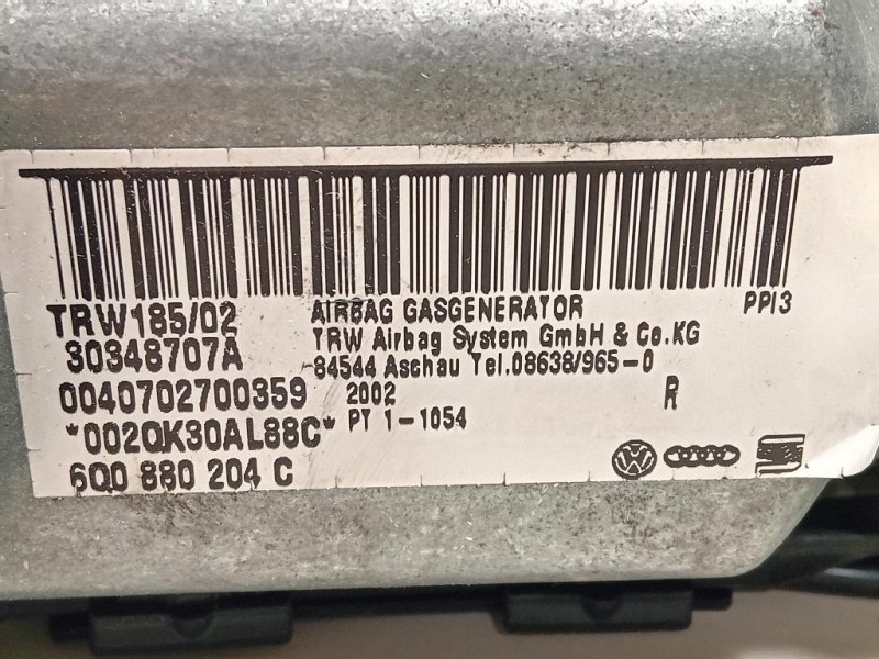 Air-bag Passeggero 6Q0 880 204 C Volkswagen POLO VI 2009