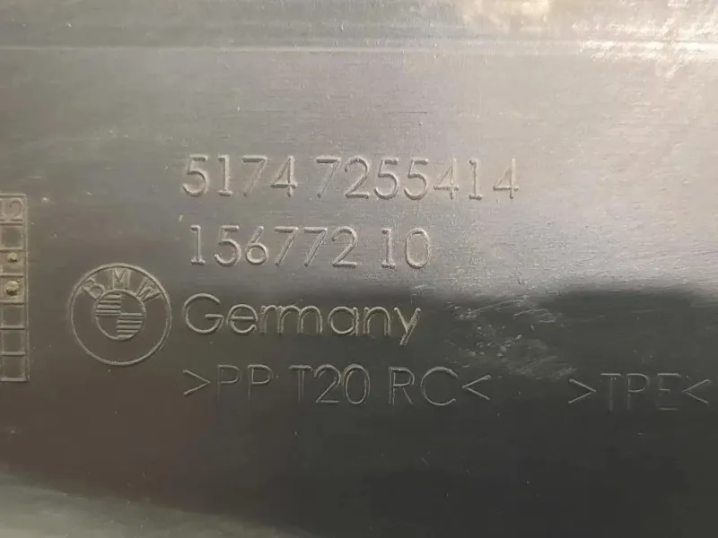 Convogliatore ARIA Radiatore INF 5174 7255414 CONDOTTO ARIA RADIATORE Bmw Serie 1 F20 Berlina 2012