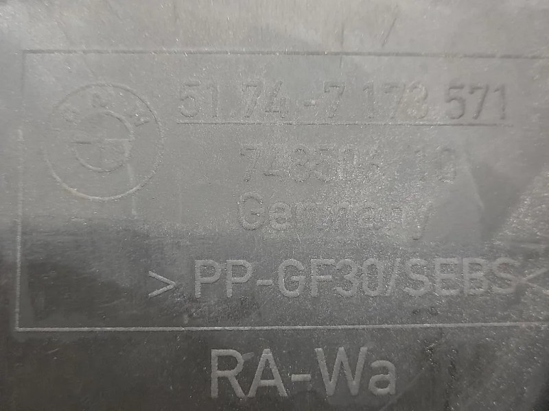 Convogliatore ARIA Radiatore SUP 51747173571 Bmw Serie 3 E90 Berlina 2005